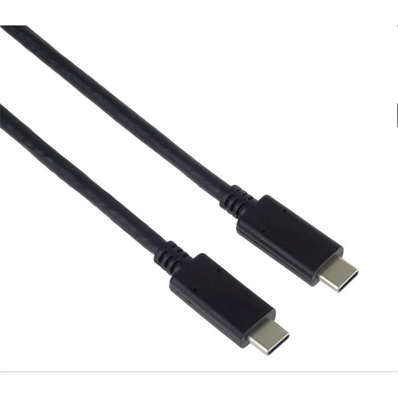 PremiumCord Kabel USB 3.2 konektor C/male - USB 3.2 C/male, černý, 1m