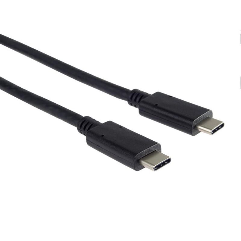 PremiumCord Kabel USB 3.2 konektor C/male - USB 3.2 C/male, černý, 1m
