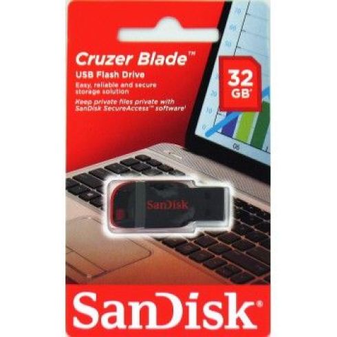SanDisk Cruzer Blade 32GB USB red