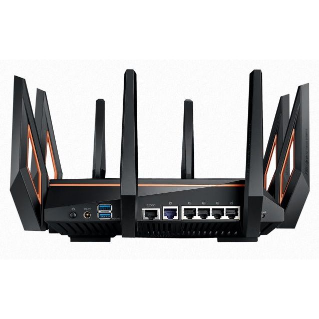 ASUS ROG Rapture GT-AXE11000 Tri-Band WiFi 6E Gaming Router, quad-core CPU, PS5 compatible, 2.5G port, mesh wifi system