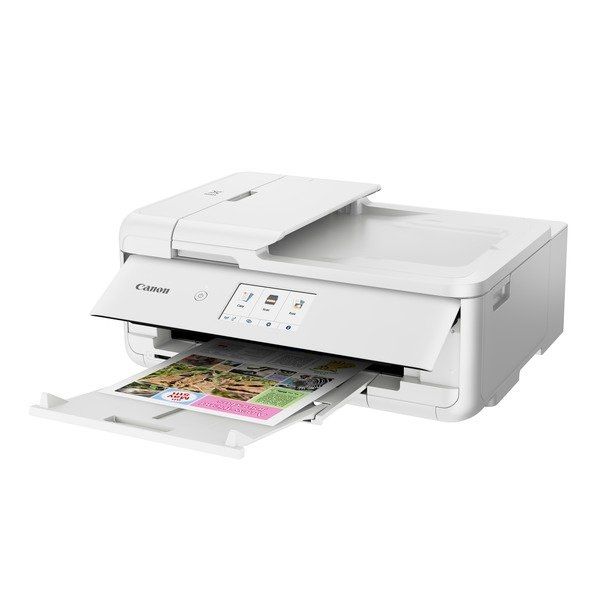 Canon PIXMA TS9551Ca biela (A3, tlač/kopírovanie/skenovanie/cloud, duplex, ADF, SD, WiFi, LAN, USB)