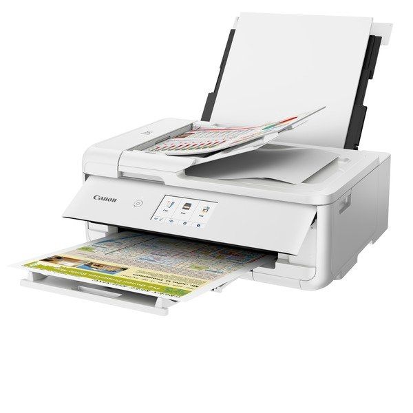 Canon PIXMA TS9551Ca biela (A3, tlač/kopírovanie/skenovanie/cloud, duplex, ADF, SD, WiFi, LAN, USB)