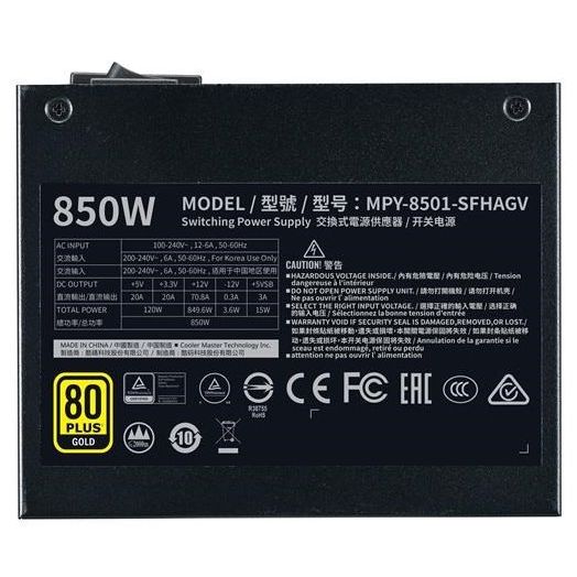 COOLER MASTER V850 SFX Gold, modular