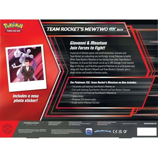 Kartová hra Pokémon TCG: Team Rocket's Mewtwo ex Box (Pokémon)