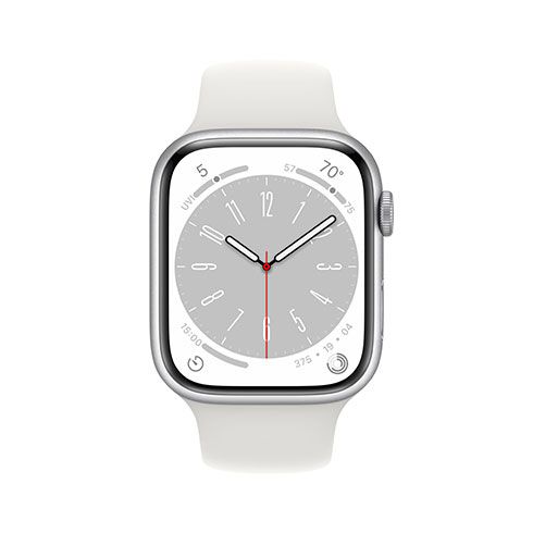 Apple Watch Series 8 GPS 45mm puzdro zo strieborného hliníka *Použitý s DPH - Trieda C*