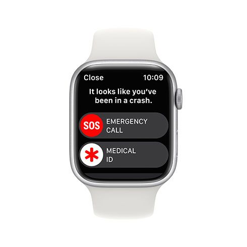 Apple Watch Series 8 GPS 45mm puzdro zo strieborného hliníka *Použitý s DPH - Trieda C*
