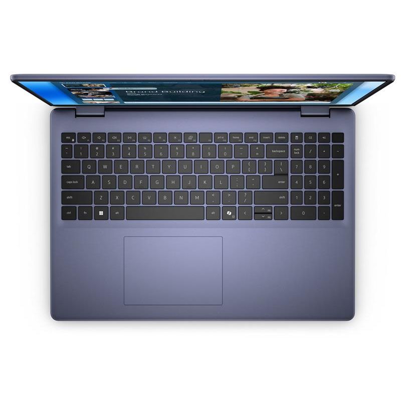 Dell 16 DC16251 C7-150U 16GB 512GB SSD 16" FHD+ Integrated FgrPr 4 Cell 65W WLAN W11 Pro Blue 3Y ProSpt