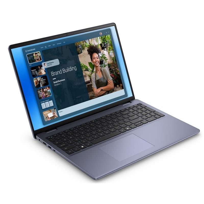 Dell 16 DC16251 C7-150U 16GB 512GB SSD 16" FHD+ Integrated FgrPr 4 Cell 65W WLAN W11 Pro Blue 3Y ProSpt