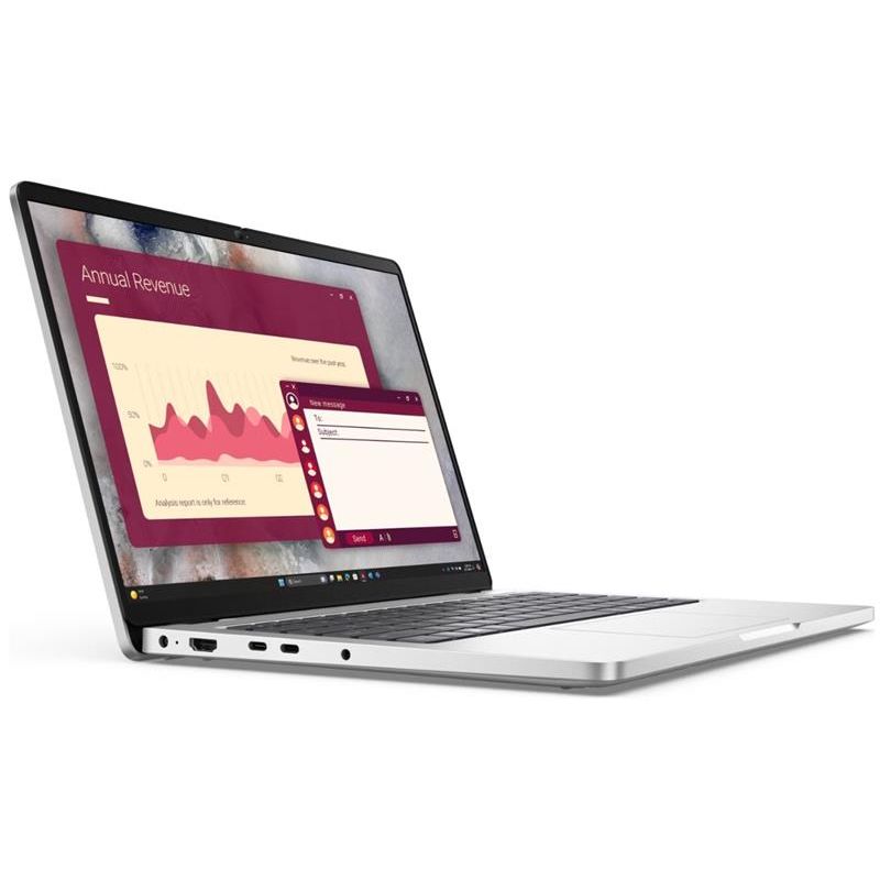 Dell Pro 14 PC14250 U5-235U 16GB 512GB SSD 14" FHD+  IR Cam & Mic FgrPr 3 Cell 65W WLAN Backlit Kb W11Pro 3Y ProSpt