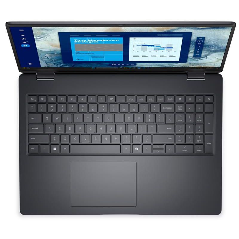 Dell Pro 16 PC16250 C5-120U 8GB 512GB SSD 16" FHD+  IR Cam & Mic FgrPr 3 Cell 65W WLAN Backlit Kb W11Pro 3Y ProSpt