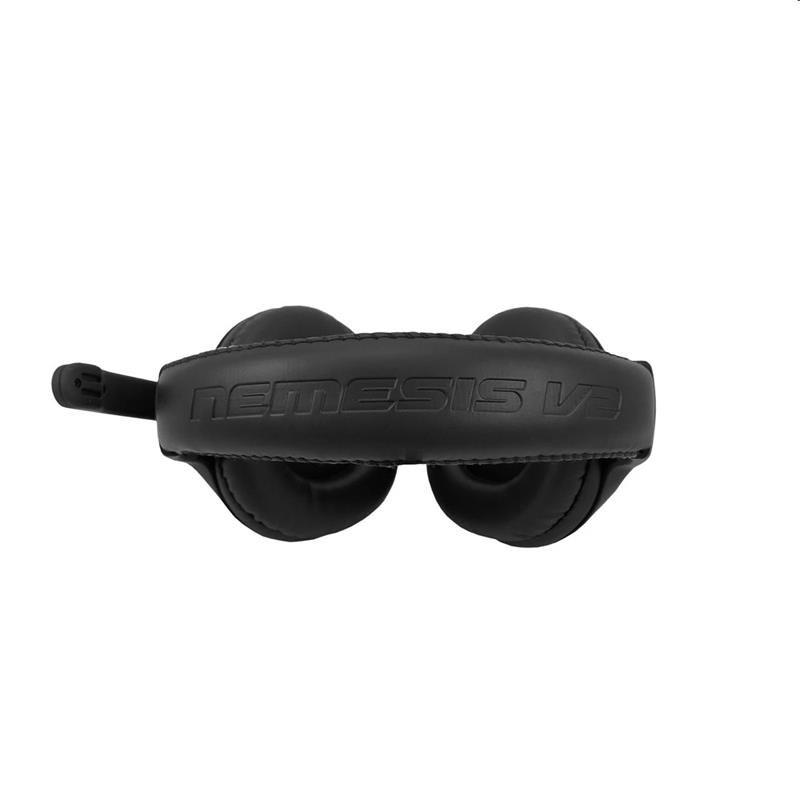 Herná sluchátka C-TECH Nemesis V2 (GHS-14G), casual gaming, černo-zelená
