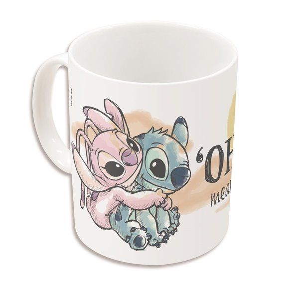 Hrnček Ohana Means Family Stitch (Disney) 325ml