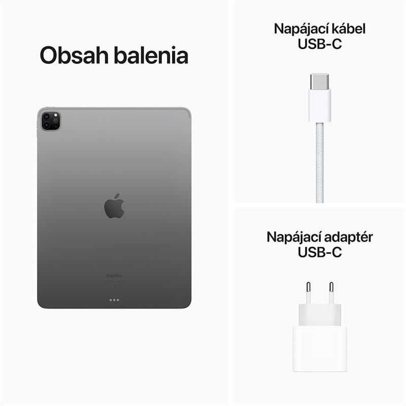 iPad Pro 12.9" Wi-Fi 128GB Kozmický sivý (2022) *Vystavený*