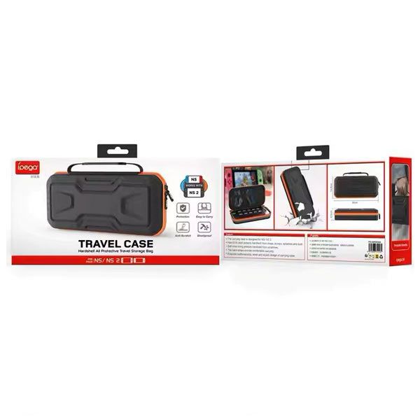 iPega SW2004A Pevné Cestovné Púzdro pre Nintendo Switch 2, black