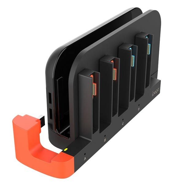 iPega SW2185 Nabíjacia Stanica pre JoyCon Ovládače Nintendo Switch 2, black