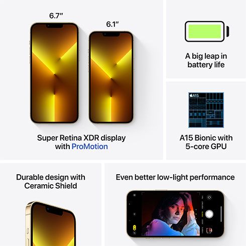 iPhone 13 Pro Max 128 GB zlatá *Použitý s DPH - Trieda C* iPhone 13 Pro Max 128 GB zlatá *Použitý s DPH - Trieda C*