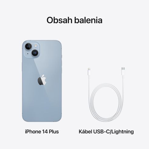 iPhone 14 Plus 128 GB modrá *Použitý s DPH - Trieda A*