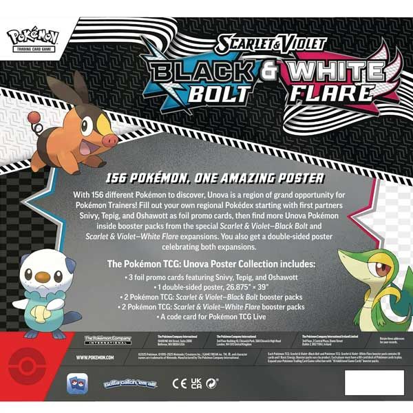Kartová hra Pokémon TCG: Scarlet & Violet Bolt & White Flare Unova Poster Collection (Pokémon) Kartová hra Pokémon TCG: Scarlet & Violet Bolt & White Flare Unova Poster Collection (Pokémon)