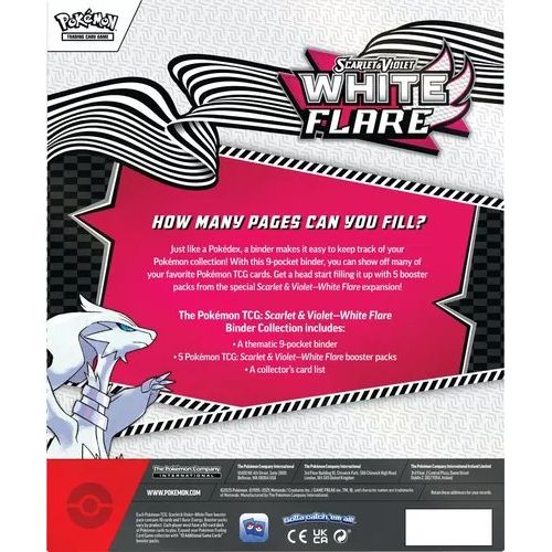Kartová hra Pokémon TCG: Scarlet & Violet White Flare Binder Collection Reshiram (Pokémon)
