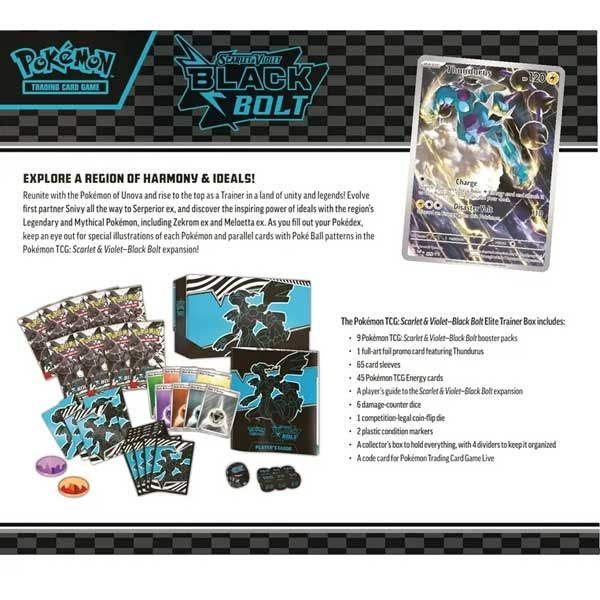 Kartová hra TCG: Scarlet & Violet Black Bot Elite Trainer Box (Pokémon)