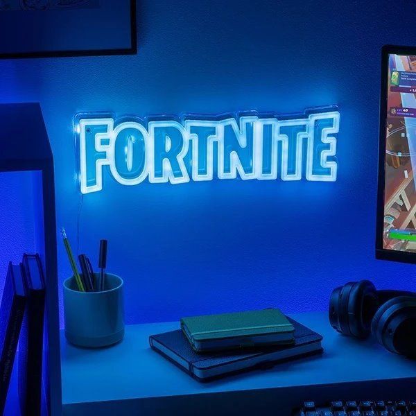 Lampa Neon Logo Fortnite