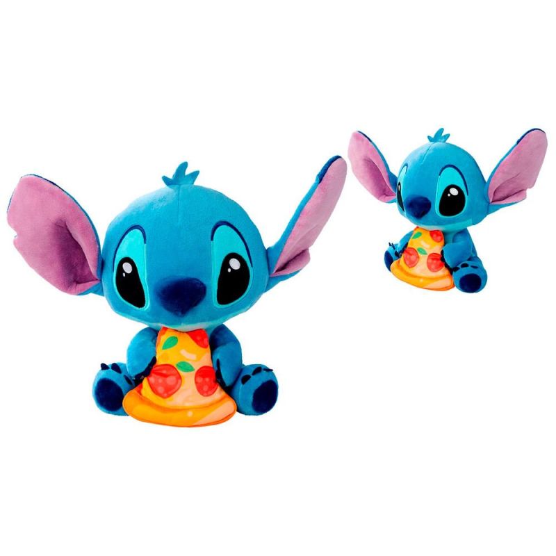 Plyšák Stitch with Pizza (Disney) 25 cm
