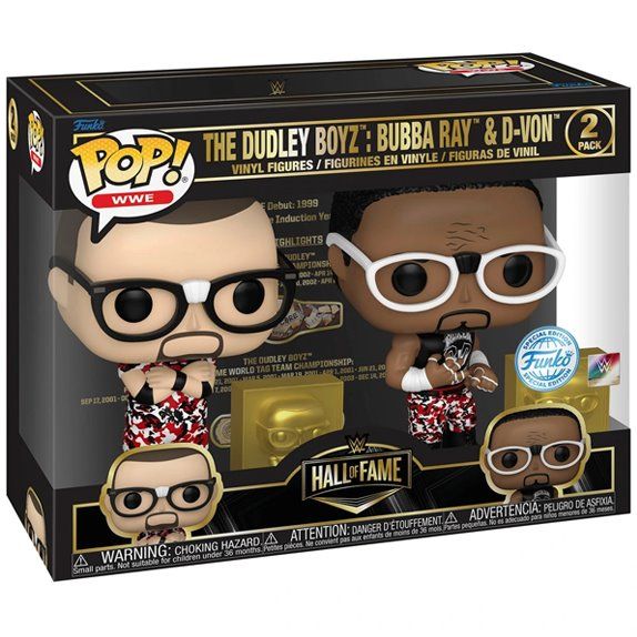 POP! Hall of Fame: The Dudley Boyz: Bubba Ray & D-Von (WWE) Special Edition
