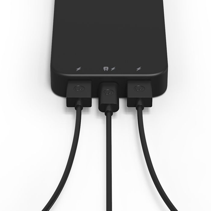 Mophie Powerstation powerbanka s kapacitou 10 000 mAh - čierna