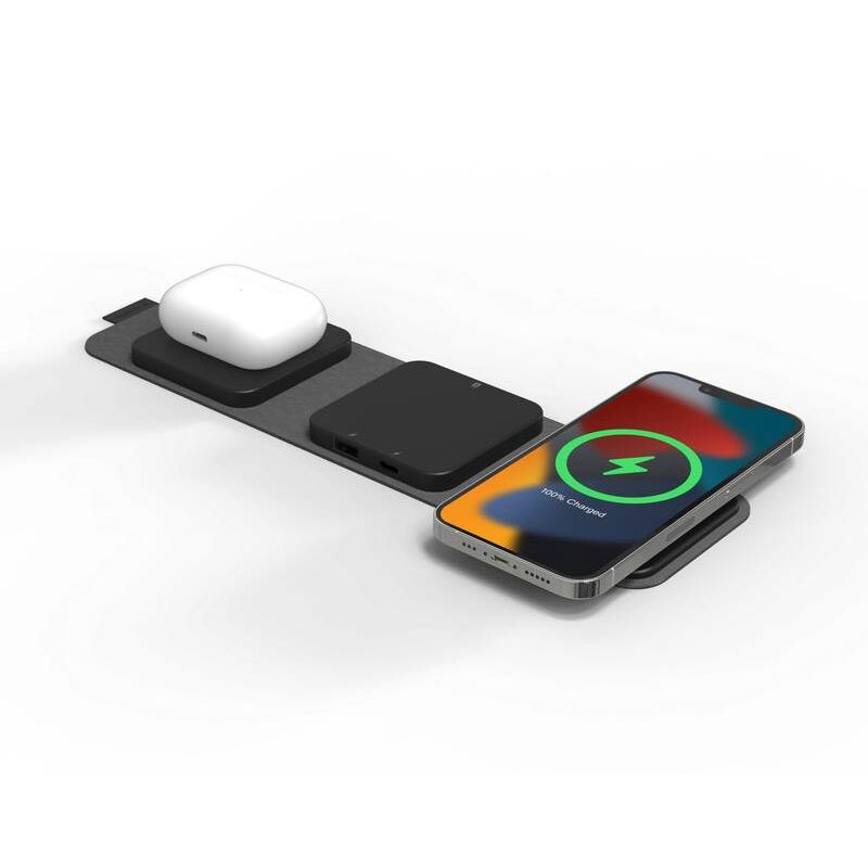 Mophie Snap+ cestovná bezdrôtová nabíjacia stanica - Black *Rozbalený*
