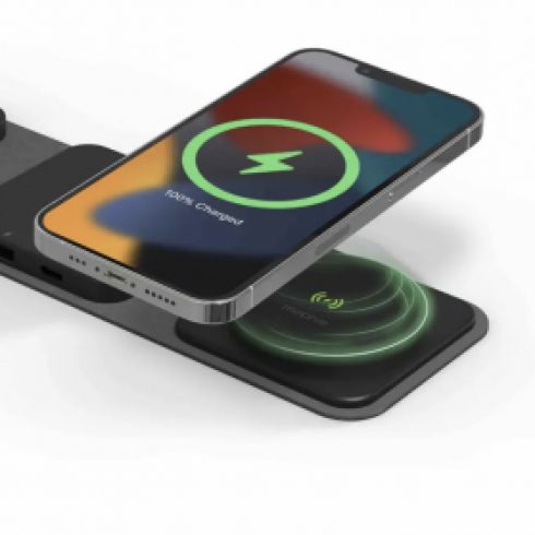 Mophie Snap+ cestovná bezdrôtová nabíjacia stanica - Black *Rozbalený*