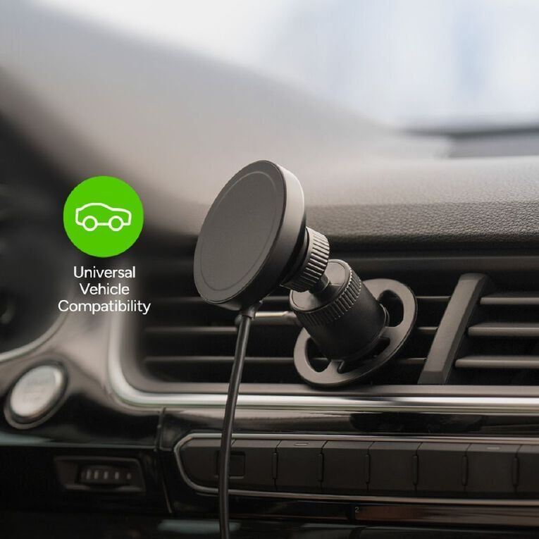 Mophie Snap+ wireless charging Ventmount Qi2 - čierna
