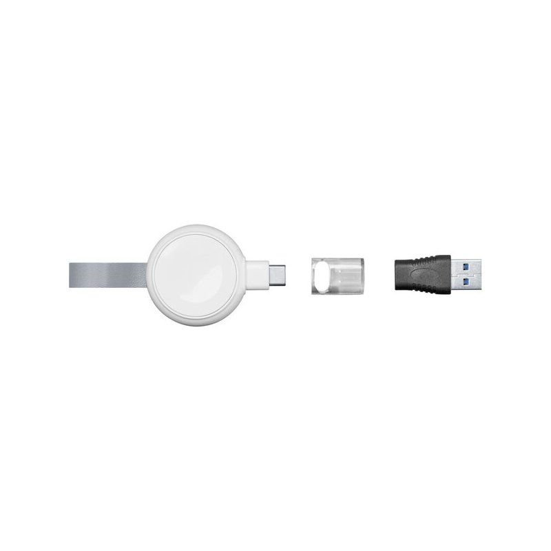 Cellularline Power Pill cestovná nabíjačka pre Apple Watch, s USB adaptérom, biela
