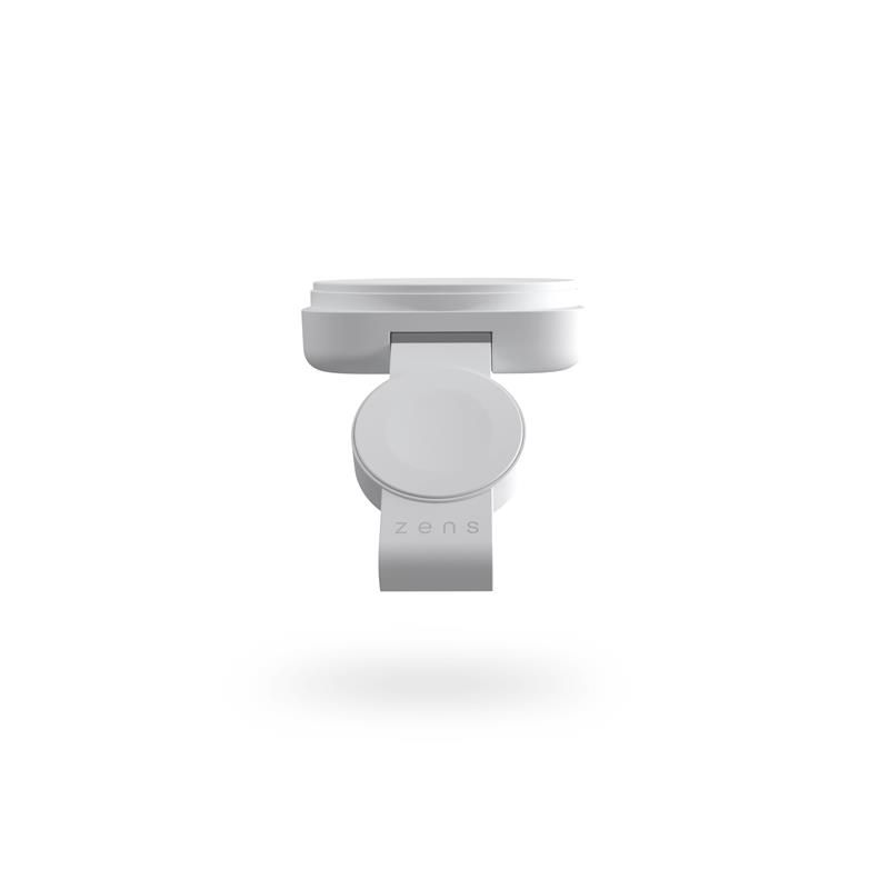ZENS 2-in-1 MagSafe + Watch travel charger - White