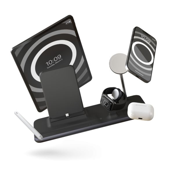 ZENS 4-in-1 iPad + MagSafe wireless charger
