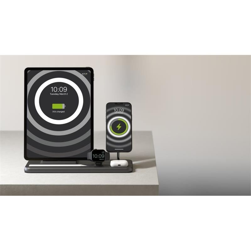 ZENS 4-in-1 iPad + MagSafe wireless charger