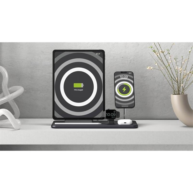 ZENS 4-in-1 iPad + MagSafe wireless charger