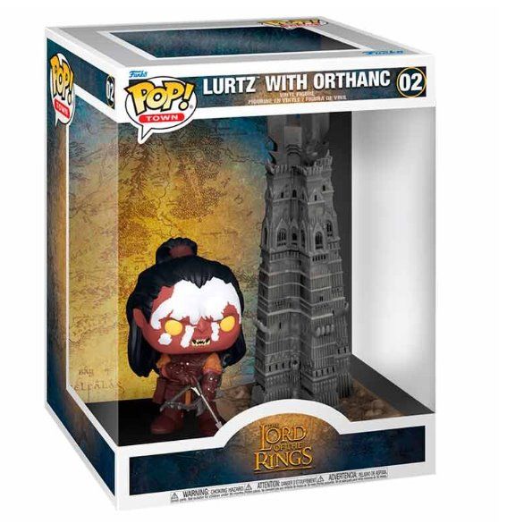 POP! Town: Lurtz with Orthanc (Lord of the Rings) Glows in The Dark