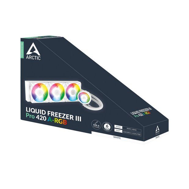 Arctic chladič CPU Liquid Freezer III Pro 420 A-RGB (White)
