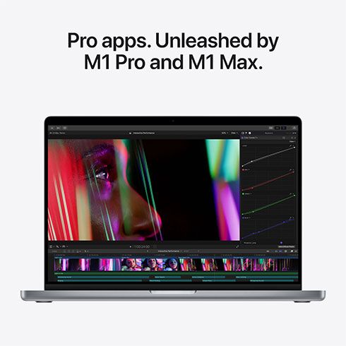 CTO MacBook Pro 14" Apple M1 Pro 8-core CPU 14-core GPU 16GB 1TB kozmická sivá SK *Použitý s DPH - Trieda B*