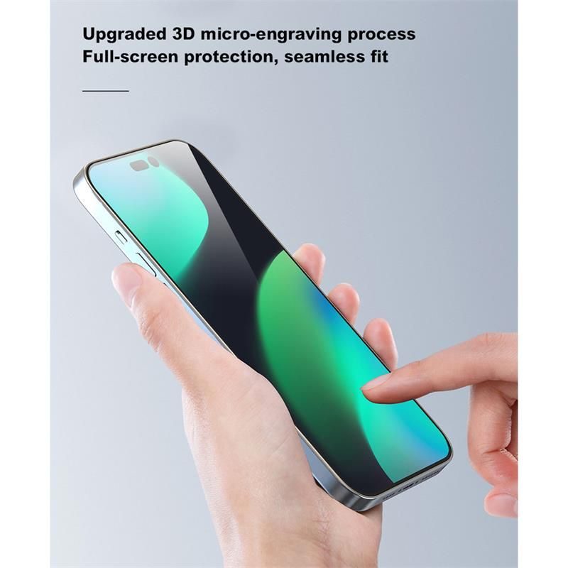 Devia ochranné sklo Star Series pre iPhone 14 Pro Max - Black Frame