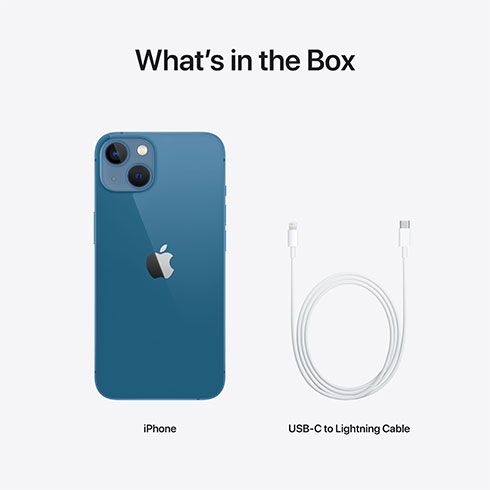 iPhone 13 128 GB modrá *Použitý s DPH - Trieda C*