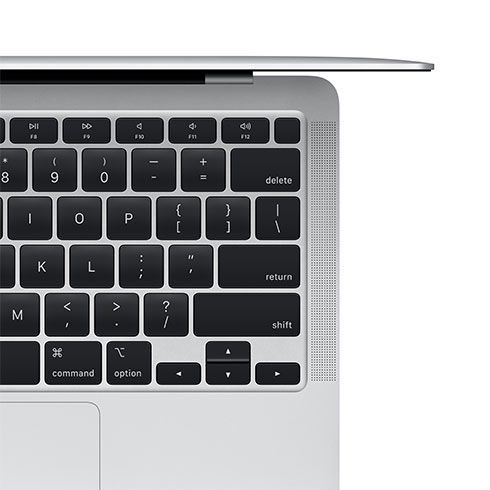 MacBook Air 13" Apple M1 8C CPU 7C GPU 8GB 256GB strieborná *Použitý s DPH - Trieda C*