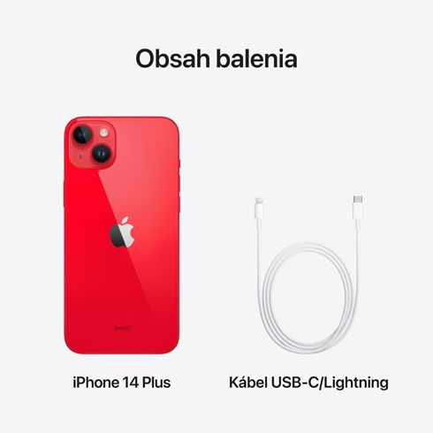 iPhone 14 Plus 256 GB (PRODUCT)RED *Použitý s DPH - Trieda C*