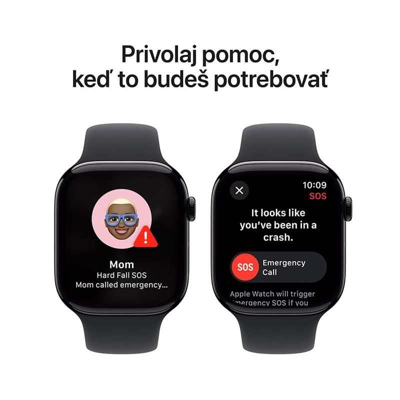 Apple Watch Series 10 GPS 46mm puzdro z klavírne čierneho hliníka *Použitý s DPH - Trieda A*