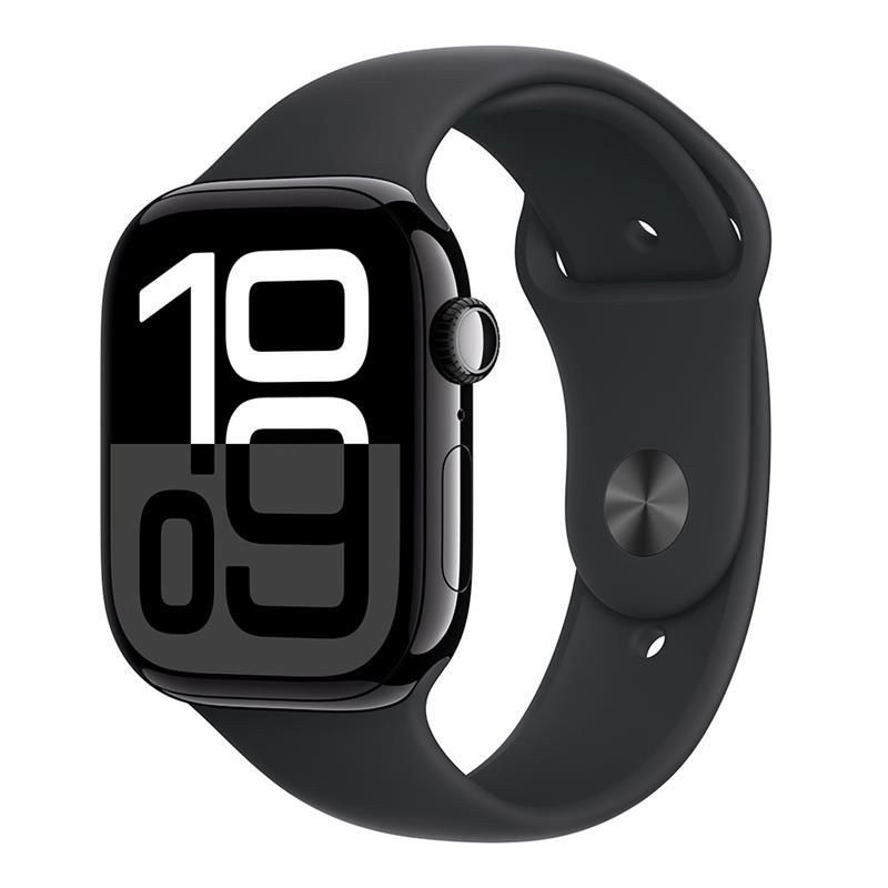 Apple Watch Series 10 GPS 46mm puzdro z klavírne čierneho hliníka *Použitý s DPH - Trieda A*
