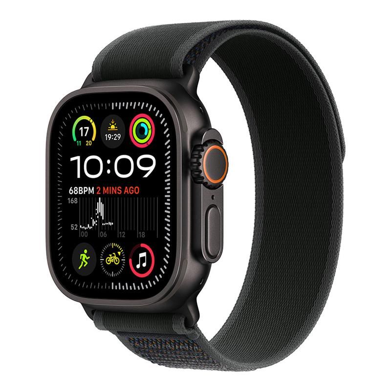 Apple Watch Ultra 2 GPS + Cellular 49mm Black Titanium Case with Black Trail Loop - S/M *Rozbalený*