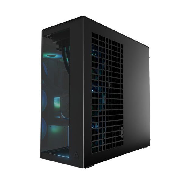 ARCTIC Premium PC Case Xtender VG (Black), Vertical GPU Mounting, E-ATX