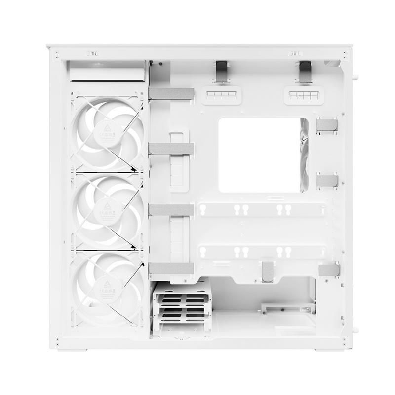 ARCTIC Premium PC Case Xtender VG (White), Vertical GPU Mounting, E-ATX