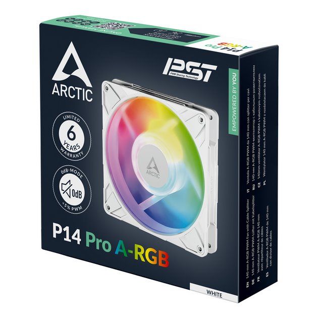 Arctic ventilátor P14 Pro A-RGB (White)