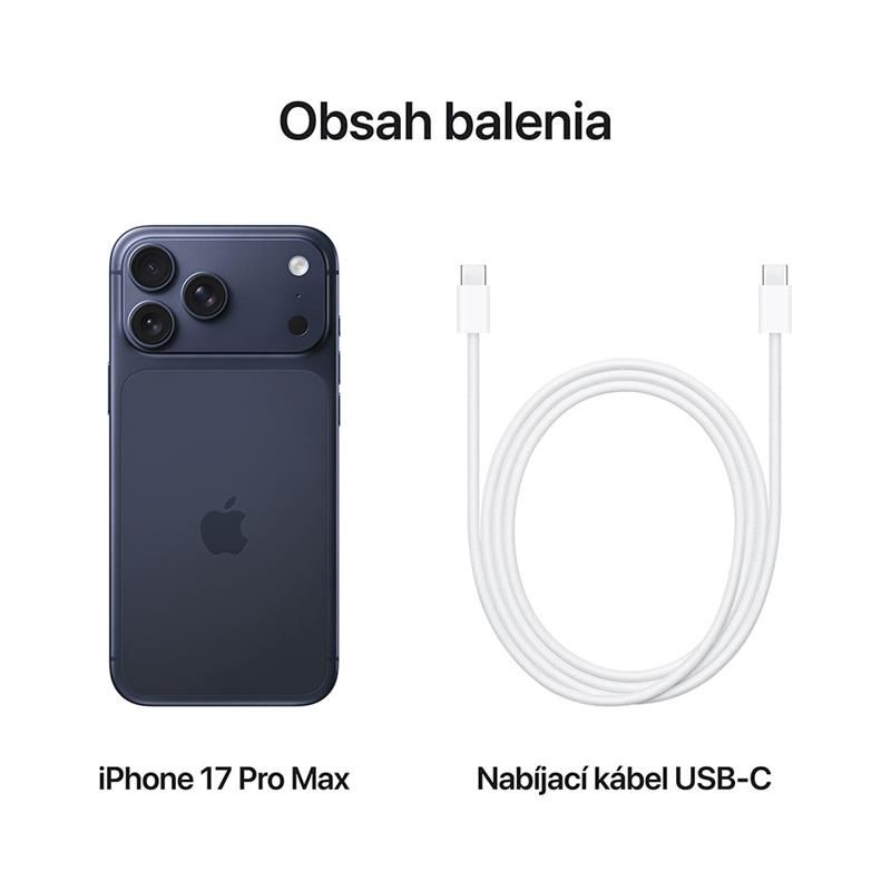 iPhone 17 Pro Max 1TB Hlboká modrá *Rozbalený*